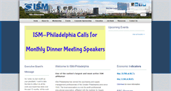 Desktop Screenshot of ism-phila.org