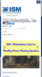 Mobile Screenshot of ism-phila.org